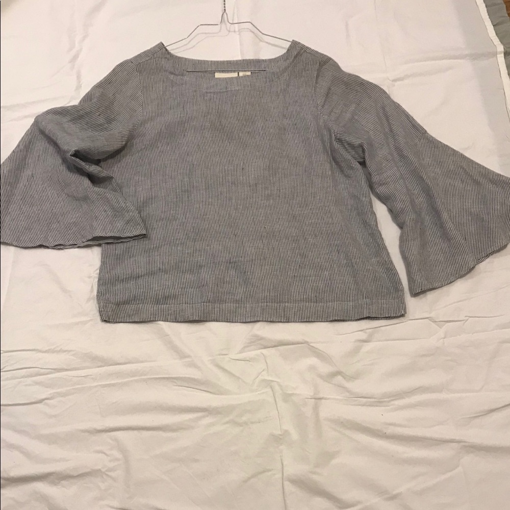 Cynthia Rowley - Blue and White stripped Top